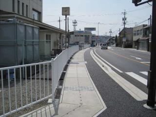 施工後の全景（*歩道橋は撤去されています。）